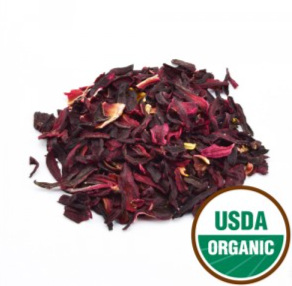 Organic Hibiscus Flowers Cut & Sifted